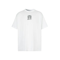 WHITE T-shirt oversize en coton à imprimé montage