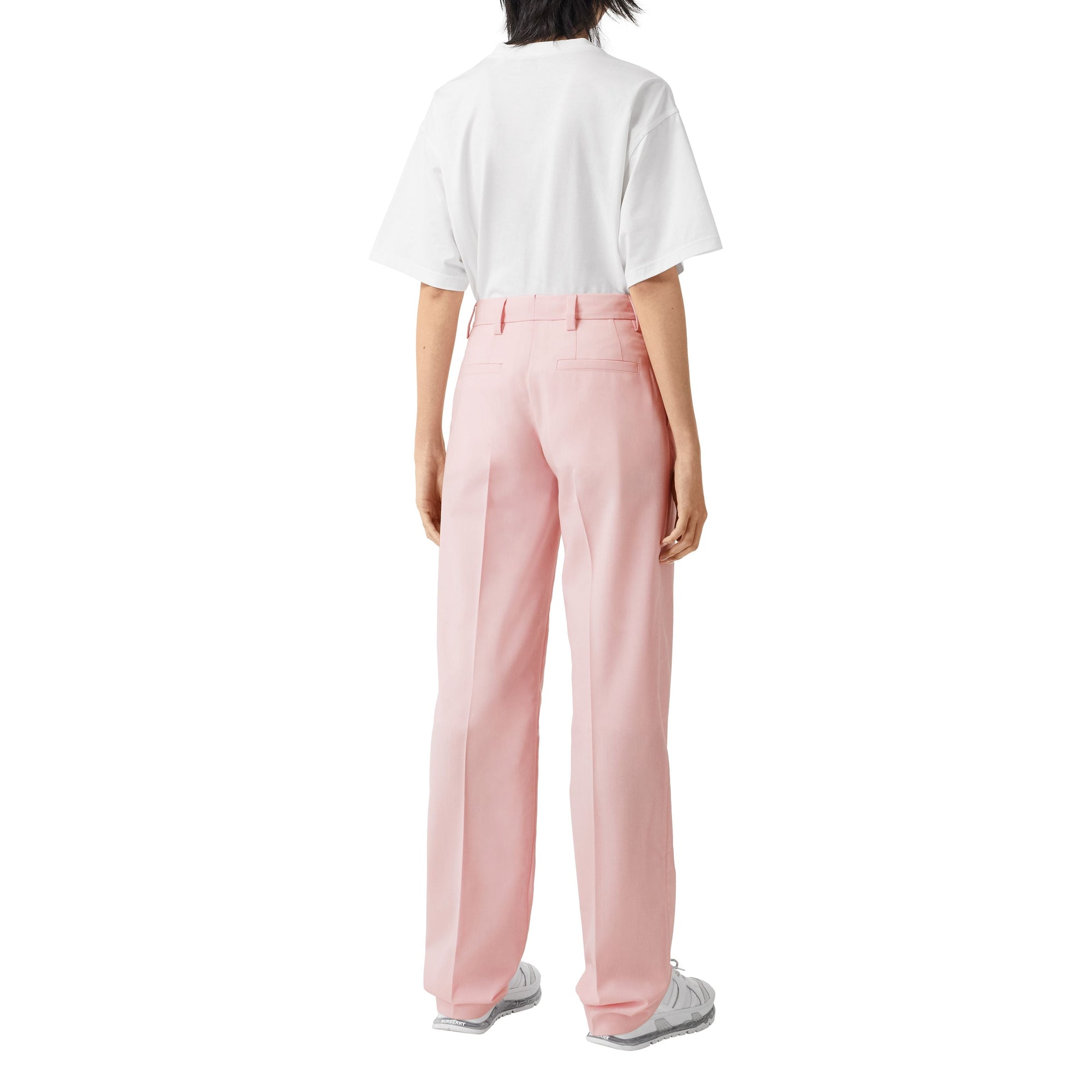 SOFT PINK Pantalon tailleur en laine avec poches