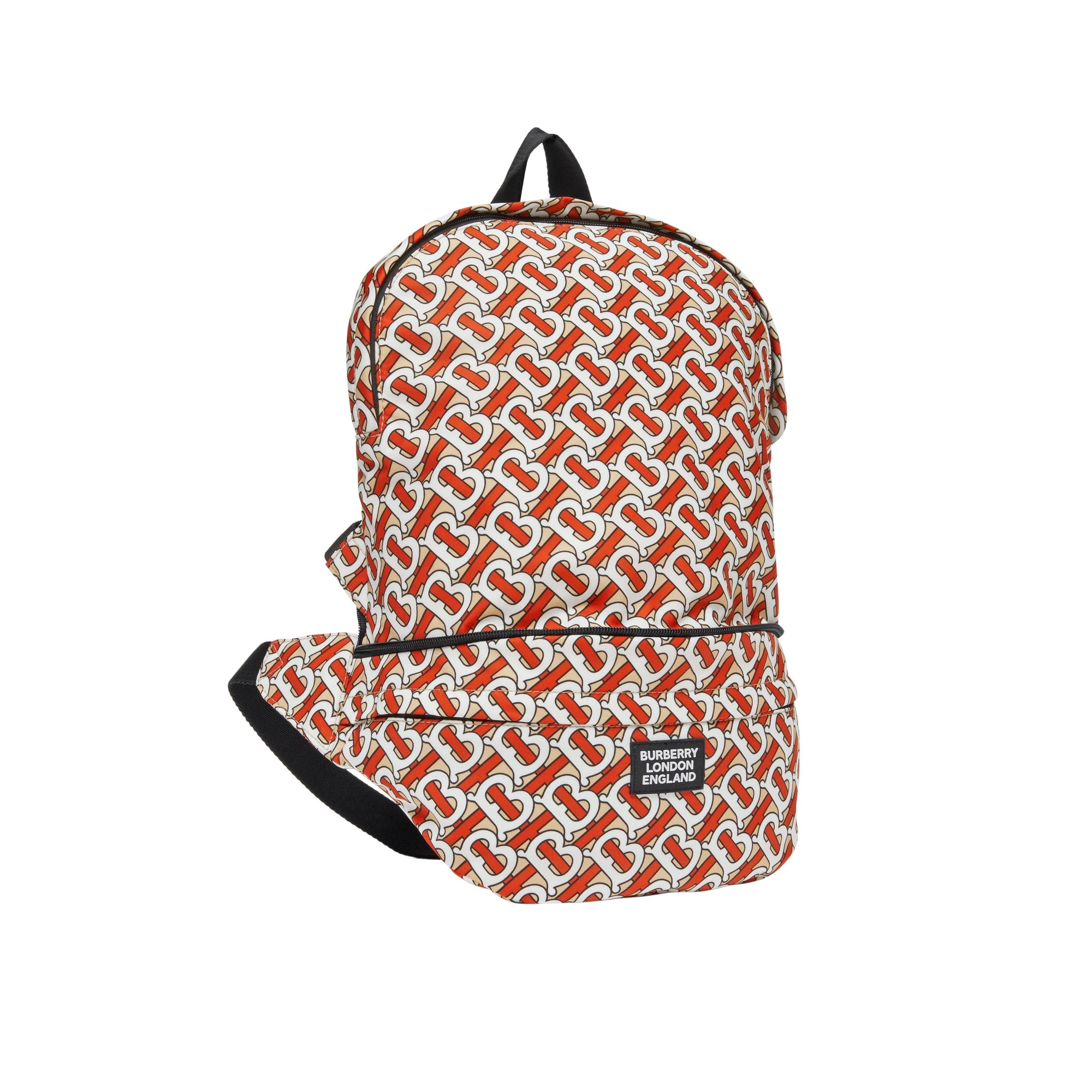 Sac banane convertible monogram - Rouge vermillon