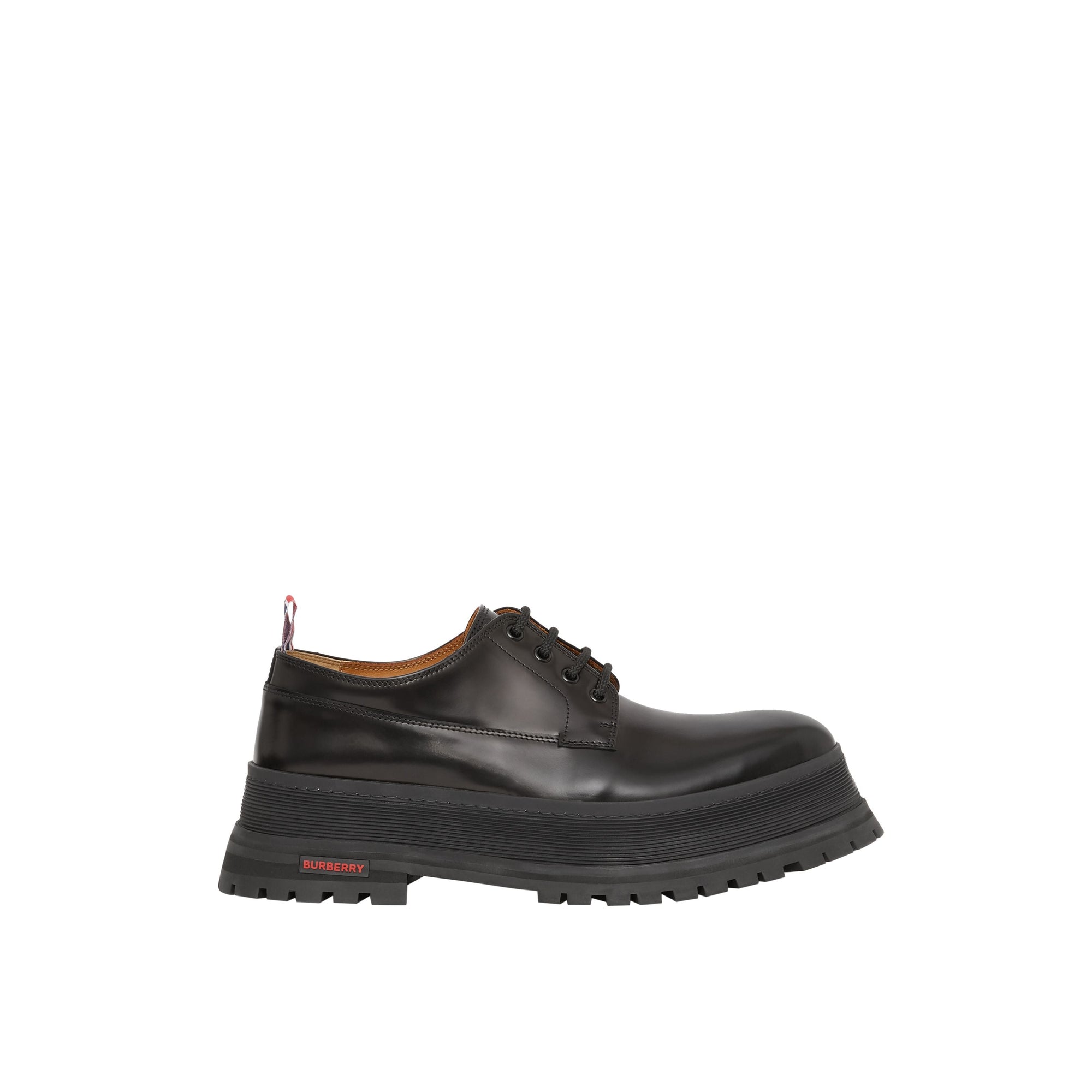 BLACK Derbies en cuir avec logo