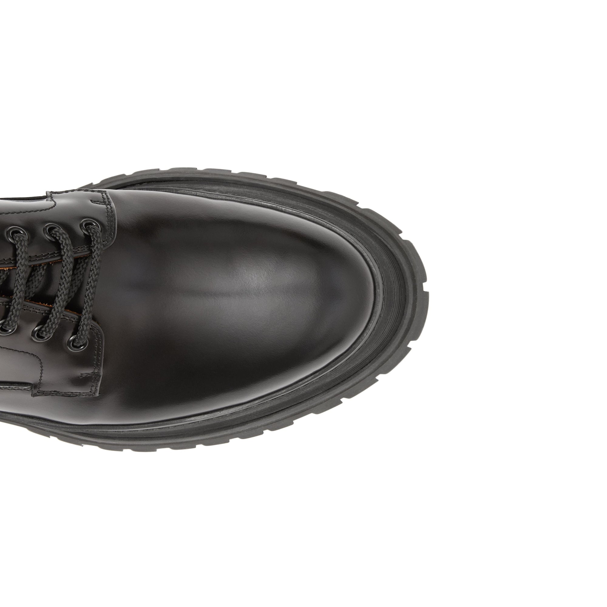 BLACK Derbies en cuir avec logo