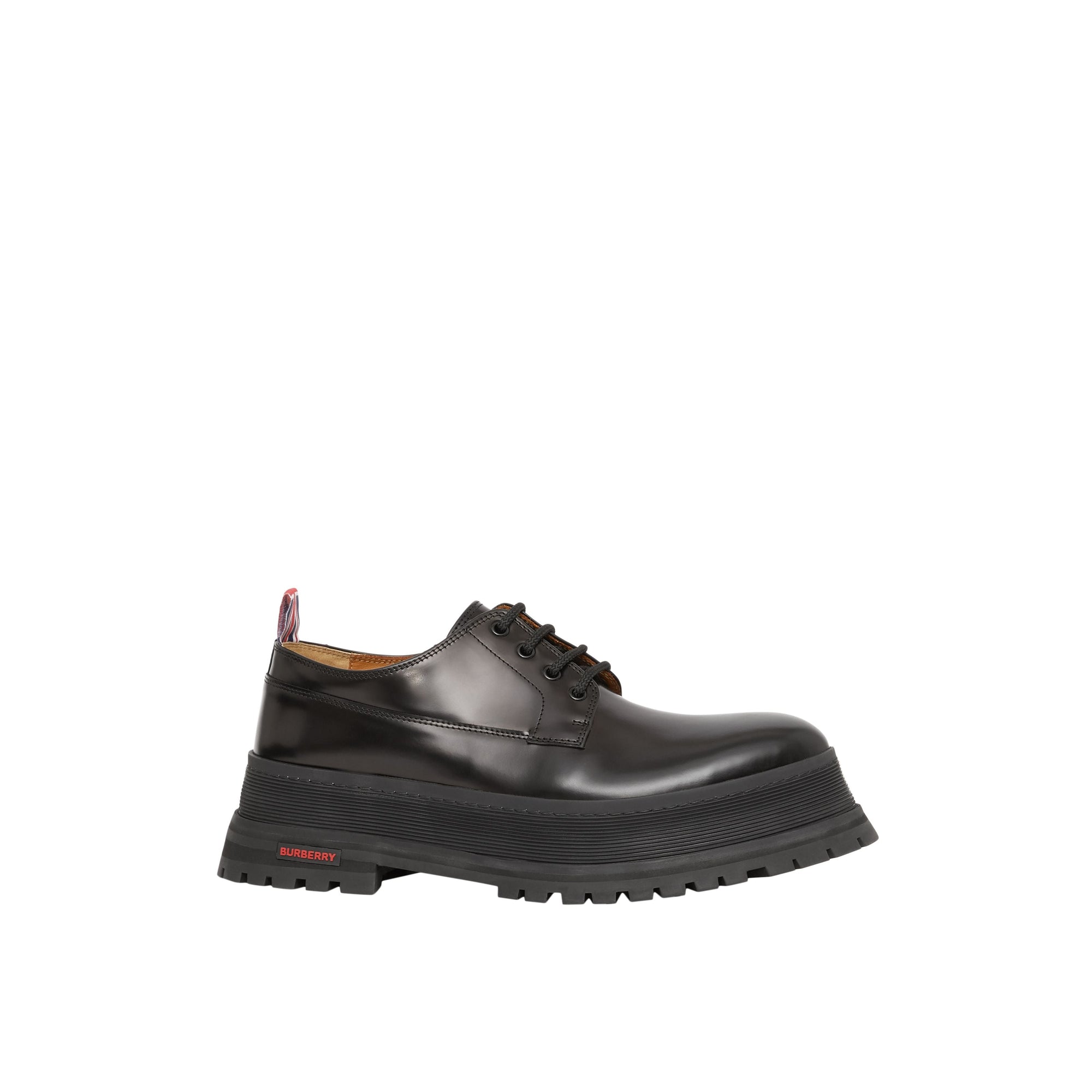 BLACK Derbies en cuir avec logo