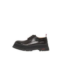 BLACK Derbies en cuir avec logo