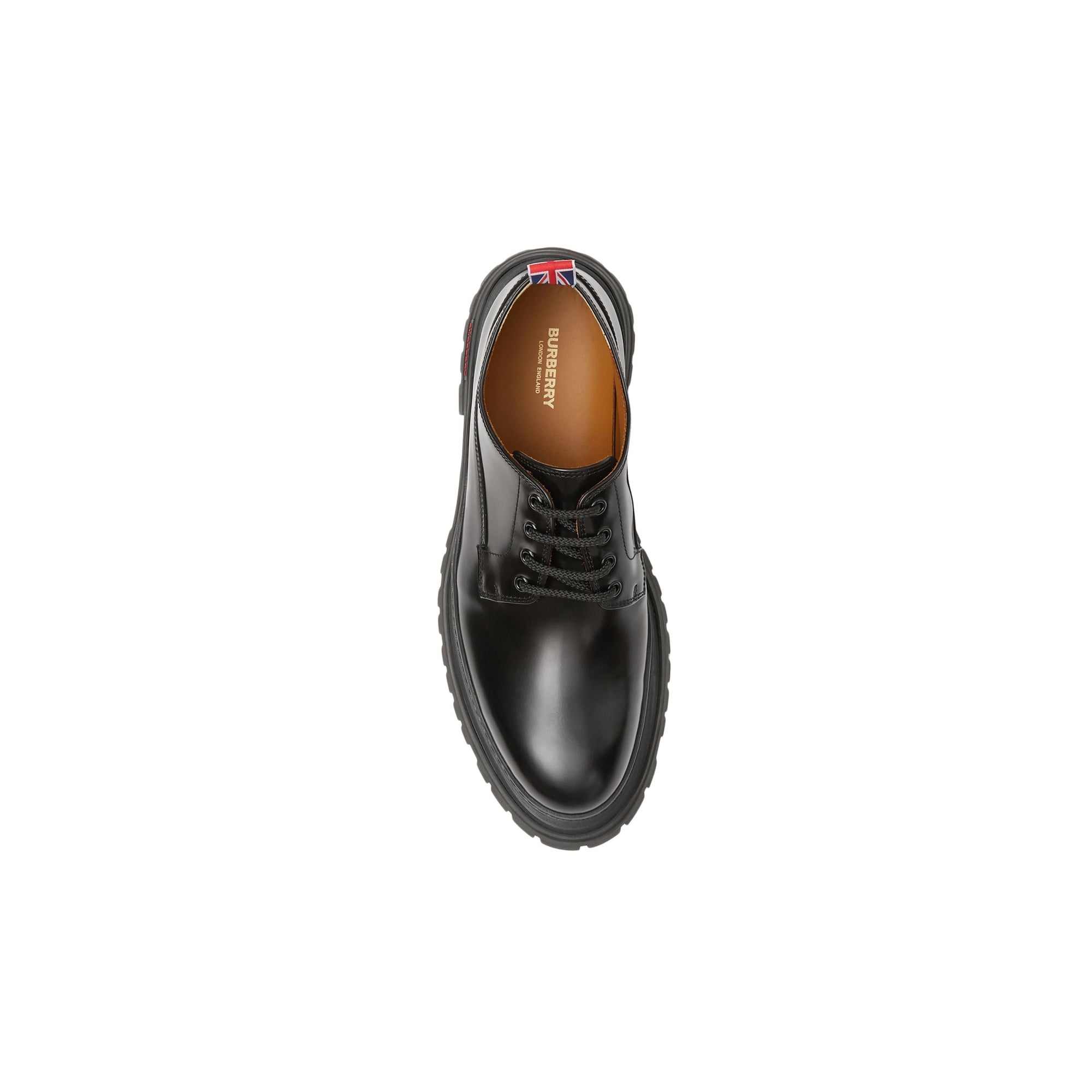 BLACK Derbies en cuir avec logo