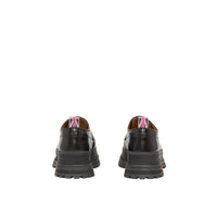 BLACK Derbies en cuir avec logo