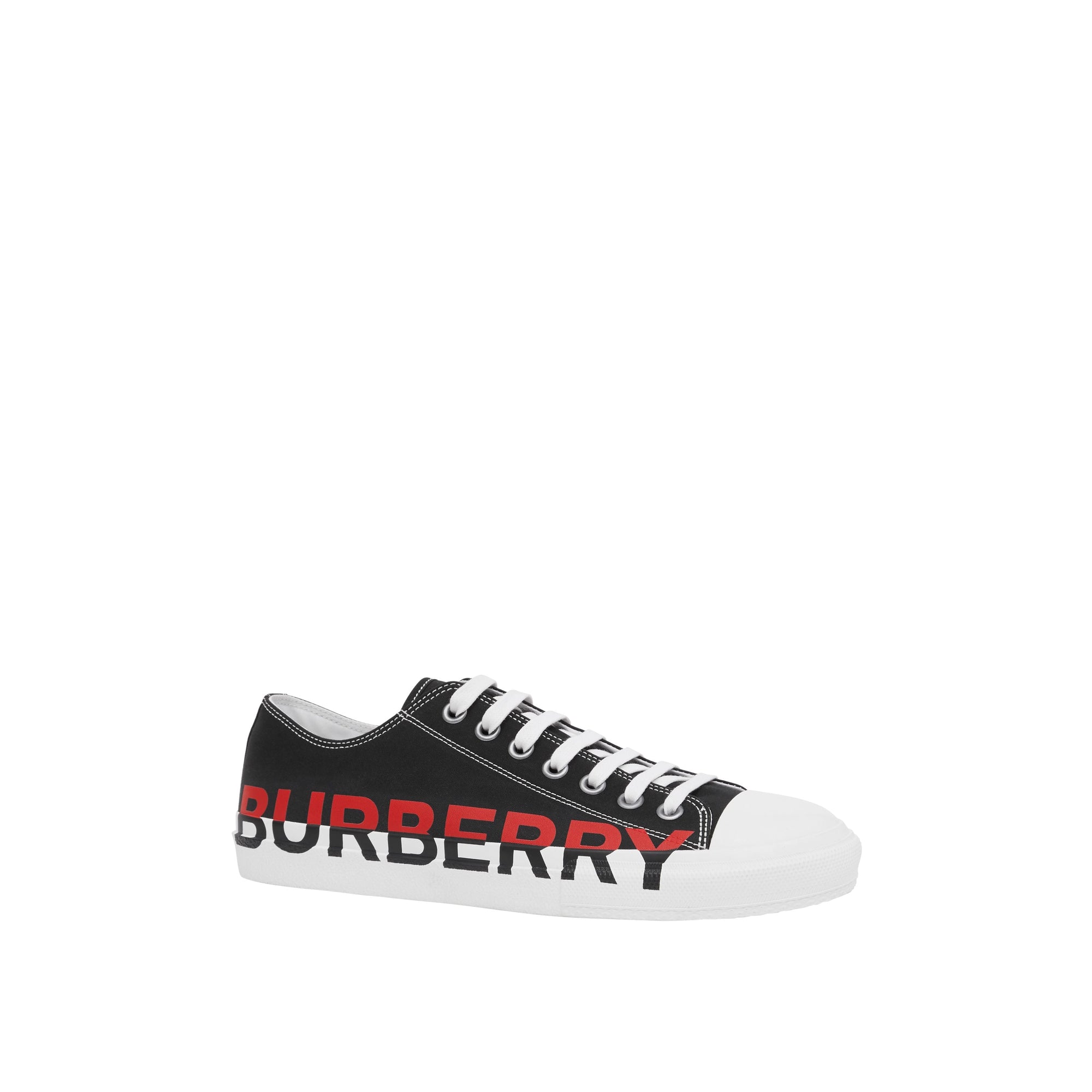 BLACK Sneakers en gabardine de coton avec logo