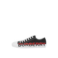 BLACK Sneakers en gabardine de coton avec logo