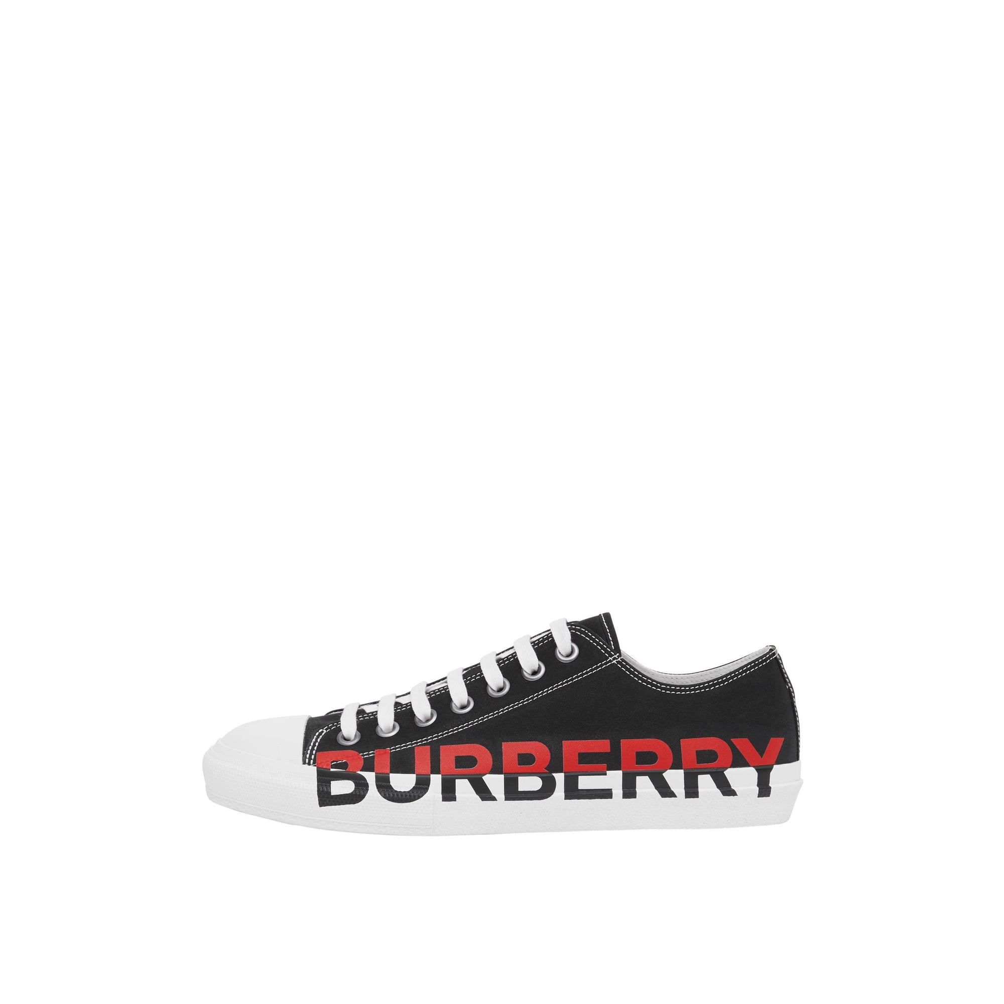 BLACK Sneakers en gabardine de coton avec logo