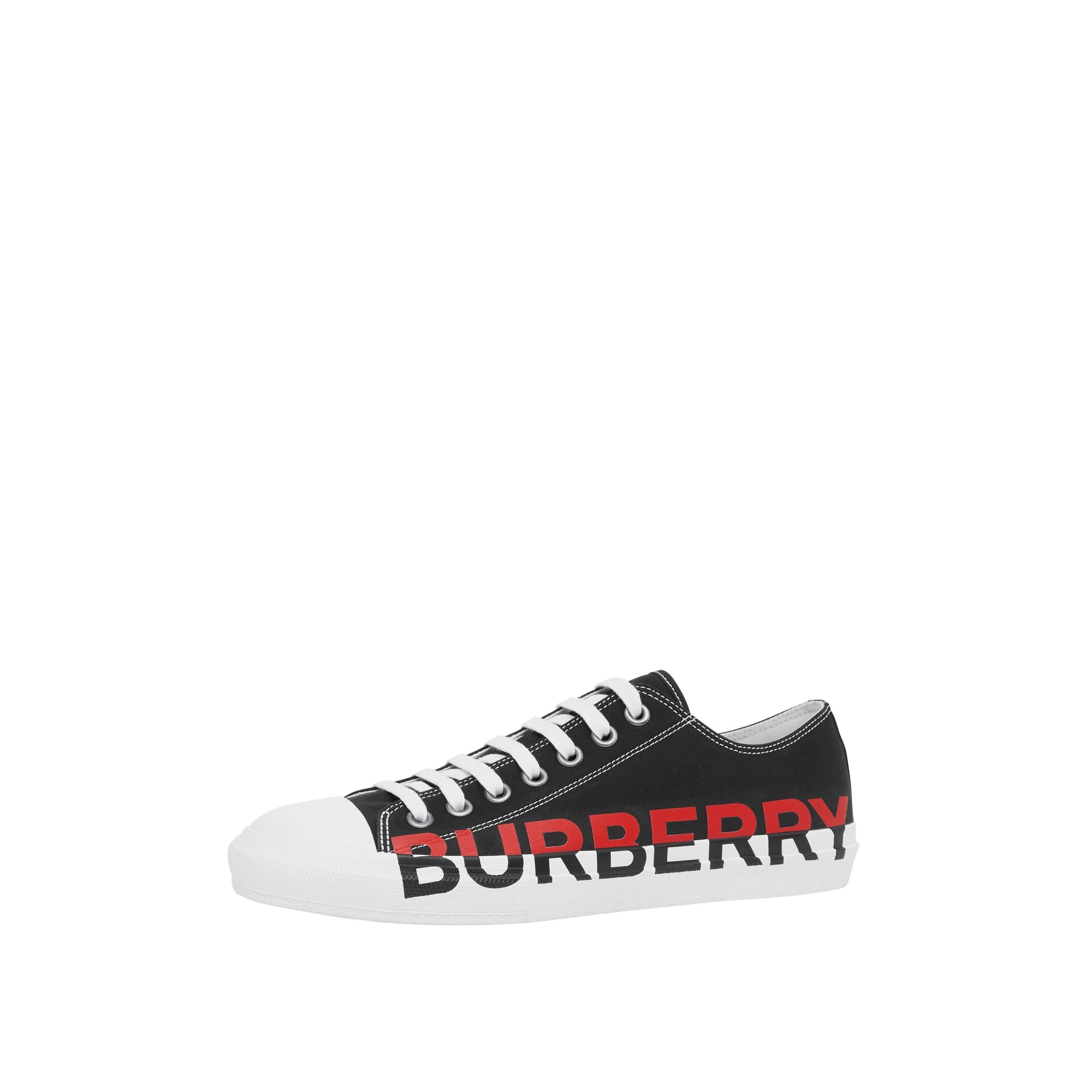 BLACK Sneakers en gabardine de coton avec logo