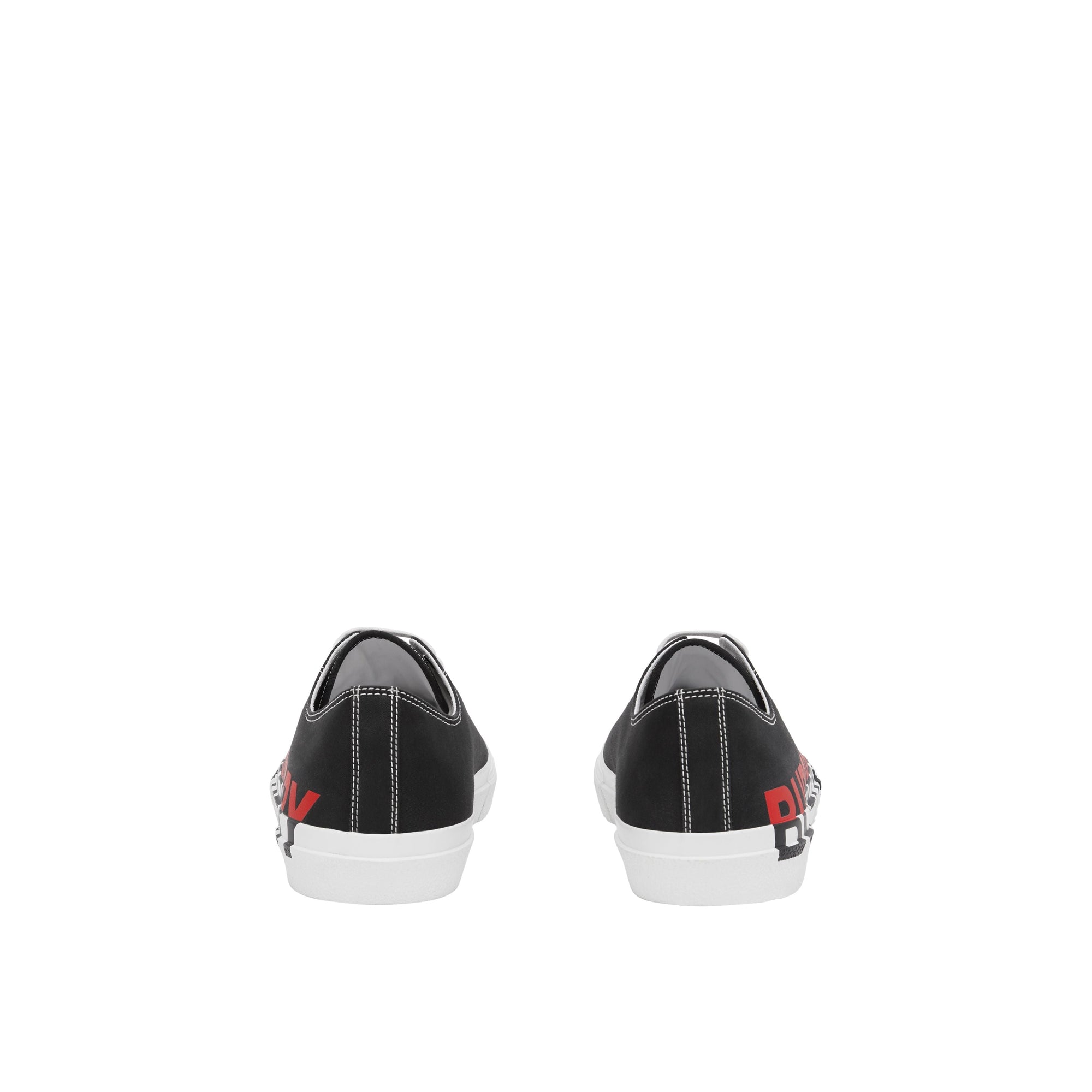 BLACK Sneakers en gabardine de coton avec logo
