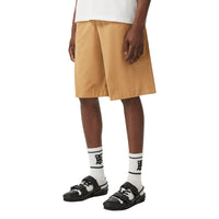 CAMEL Short ajusté en sergé de coton à rayures iconiques