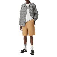 CAMEL Short ajusté en sergé de coton à rayures iconiques
