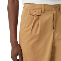 CAMEL Short ajusté en sergé de coton à rayures iconiques