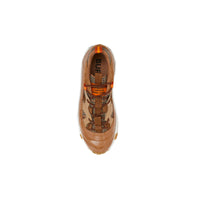 BEIGE/BROWN Sneakers Arthur en cuir velours et laine check pied-de-poule