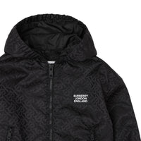 BLACK IP PATTERN Veste à capuche en ECONYL® Monogram