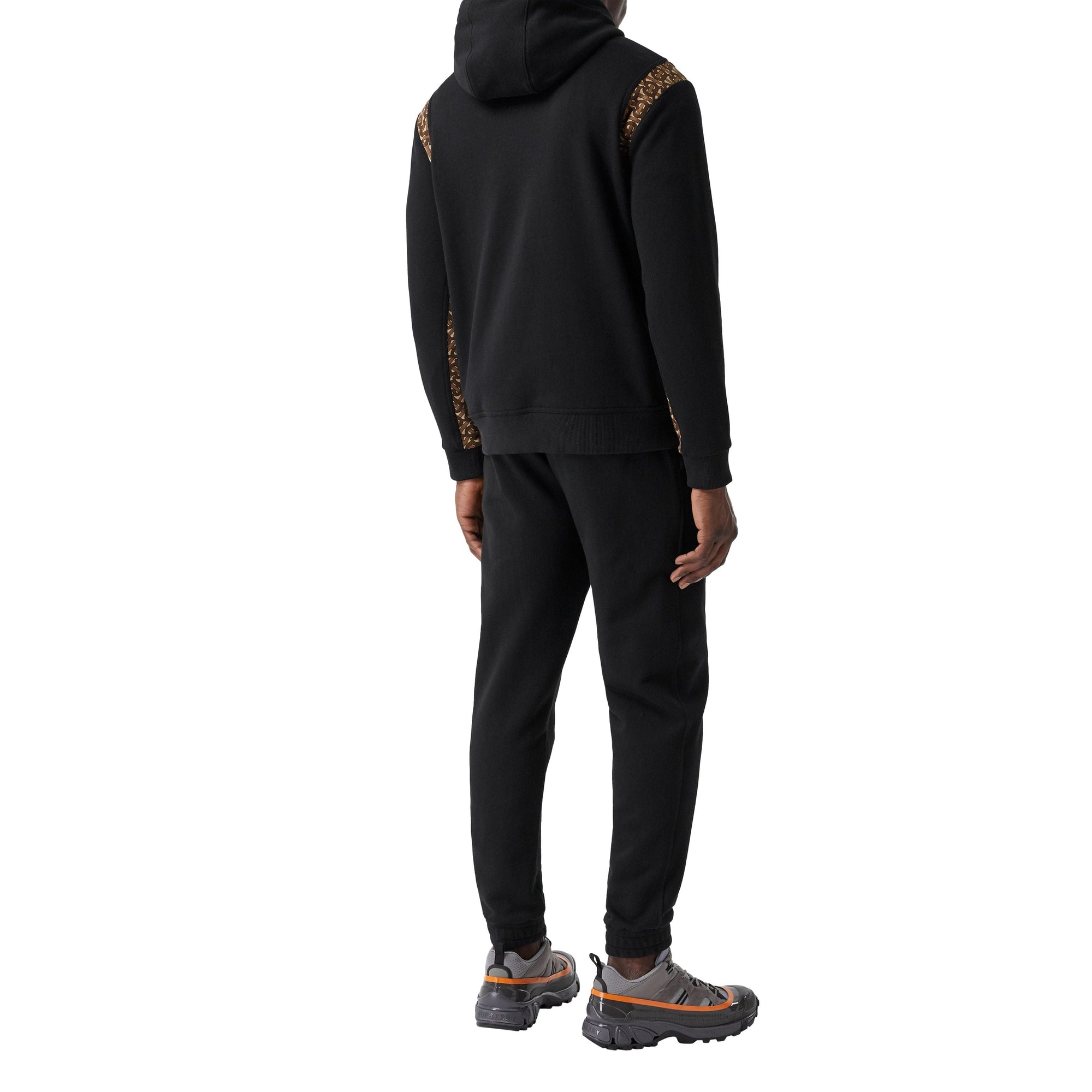 BLACK Hoodie en coton Monogram