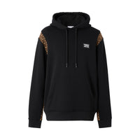BLACK Hoodie en coton Monogram