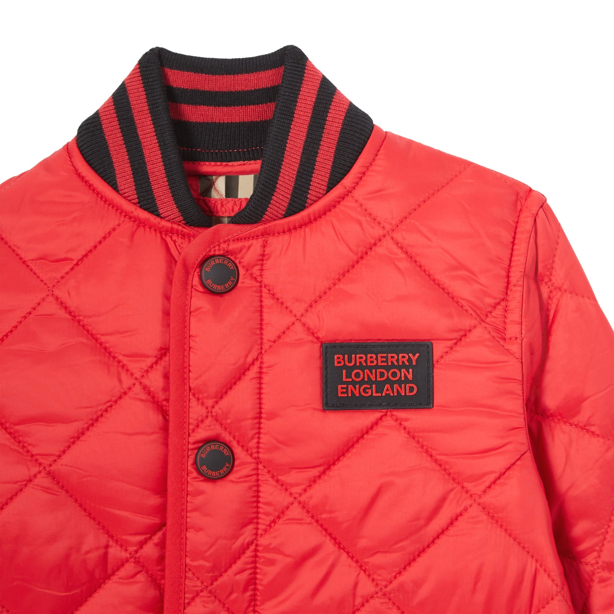 BRIGHT RED Veste matelassée en polyester recyclé