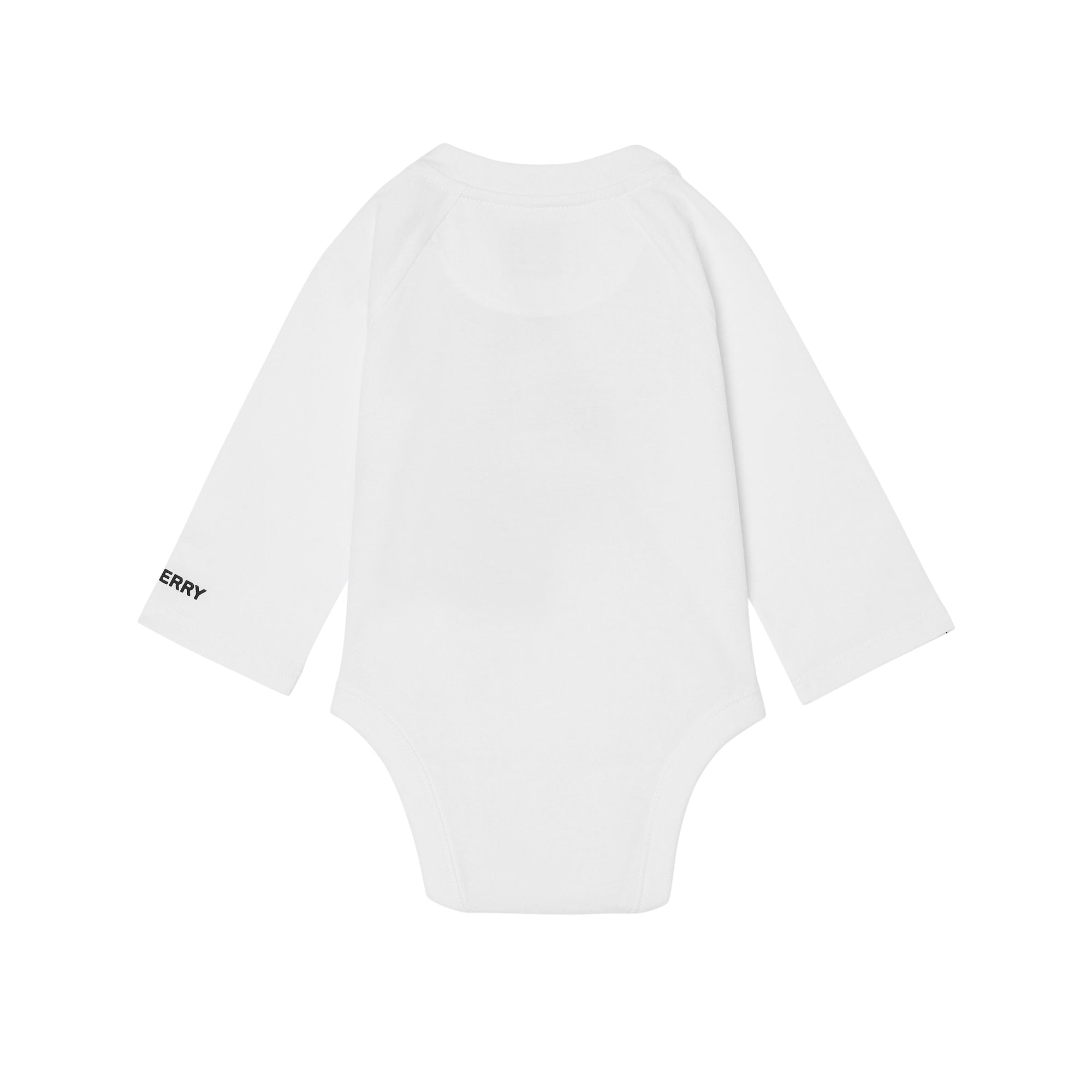 WHITE Coffret cadeau deux pièces pour bébé en coton à motif daim