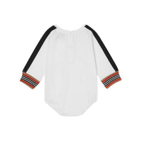 WHITE Coffret cadeau deux pièces pour bébé en coton à motif daim