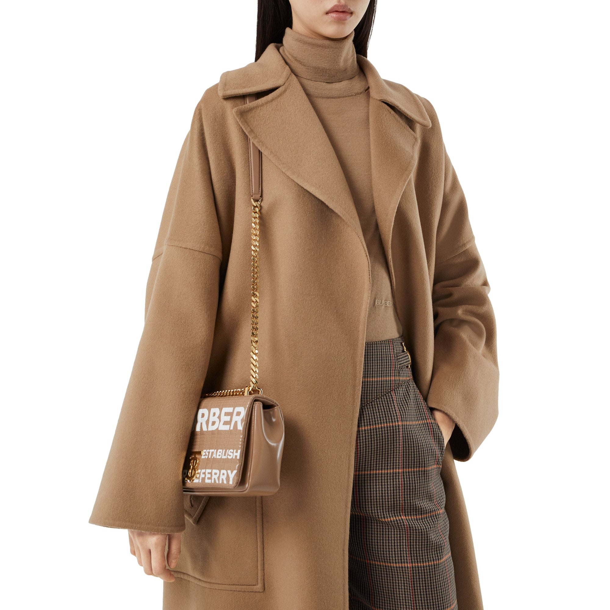 CAMEL/WHITE Petit sac Lola matelassé Horseferry