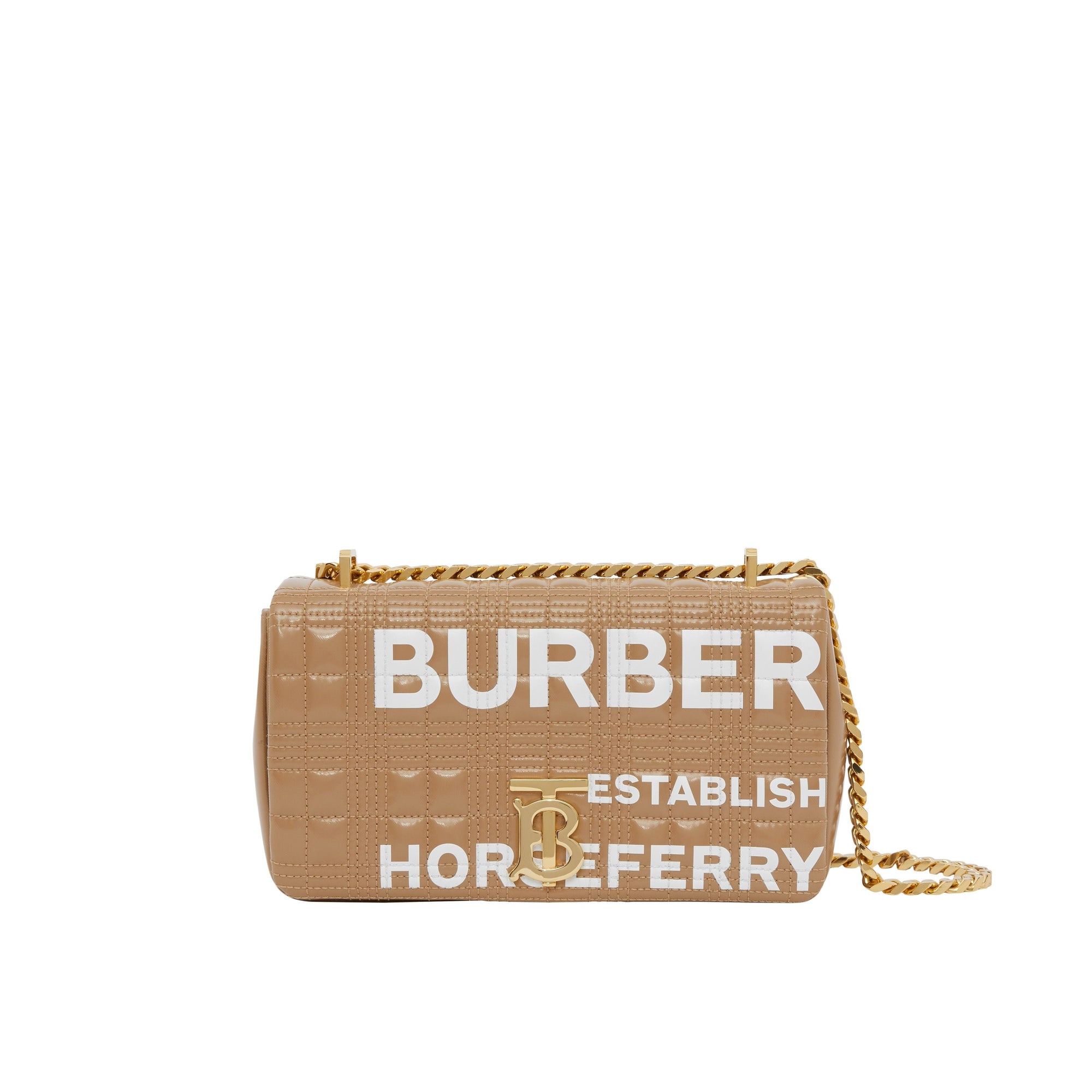 CAMEL/WHITE Petit sac Lola matelassé Horseferry