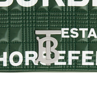 Petit sac Lola matelassé Horseferry - Vert Pin Sombre & Blanc