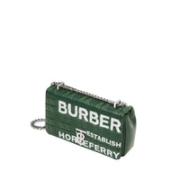 Petit sac Lola matelassé Horseferry - Vert Pin Sombre & Blanc