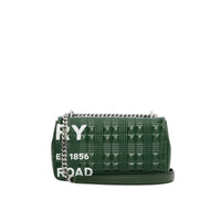 Petit sac Lola matelassé Horseferry - Vert Pin Sombre & Blanc
