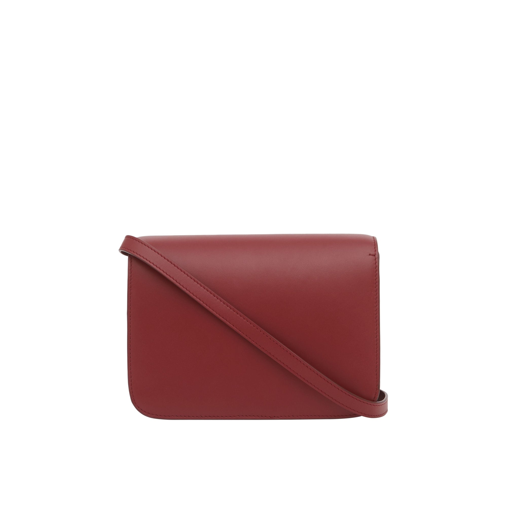Petit sac TB en cuir - Carmin Foncé