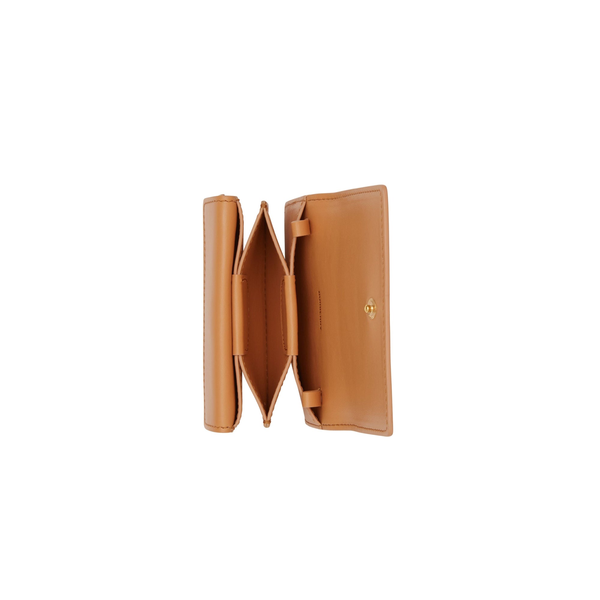Porte-cartes en cuir avec sangle amovible - Sable Intense