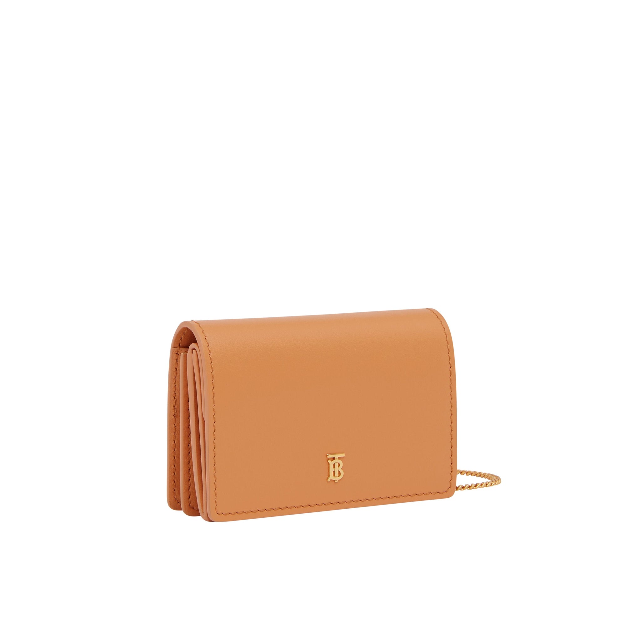 Porte-cartes en cuir avec sangle amovible - Sable Intense