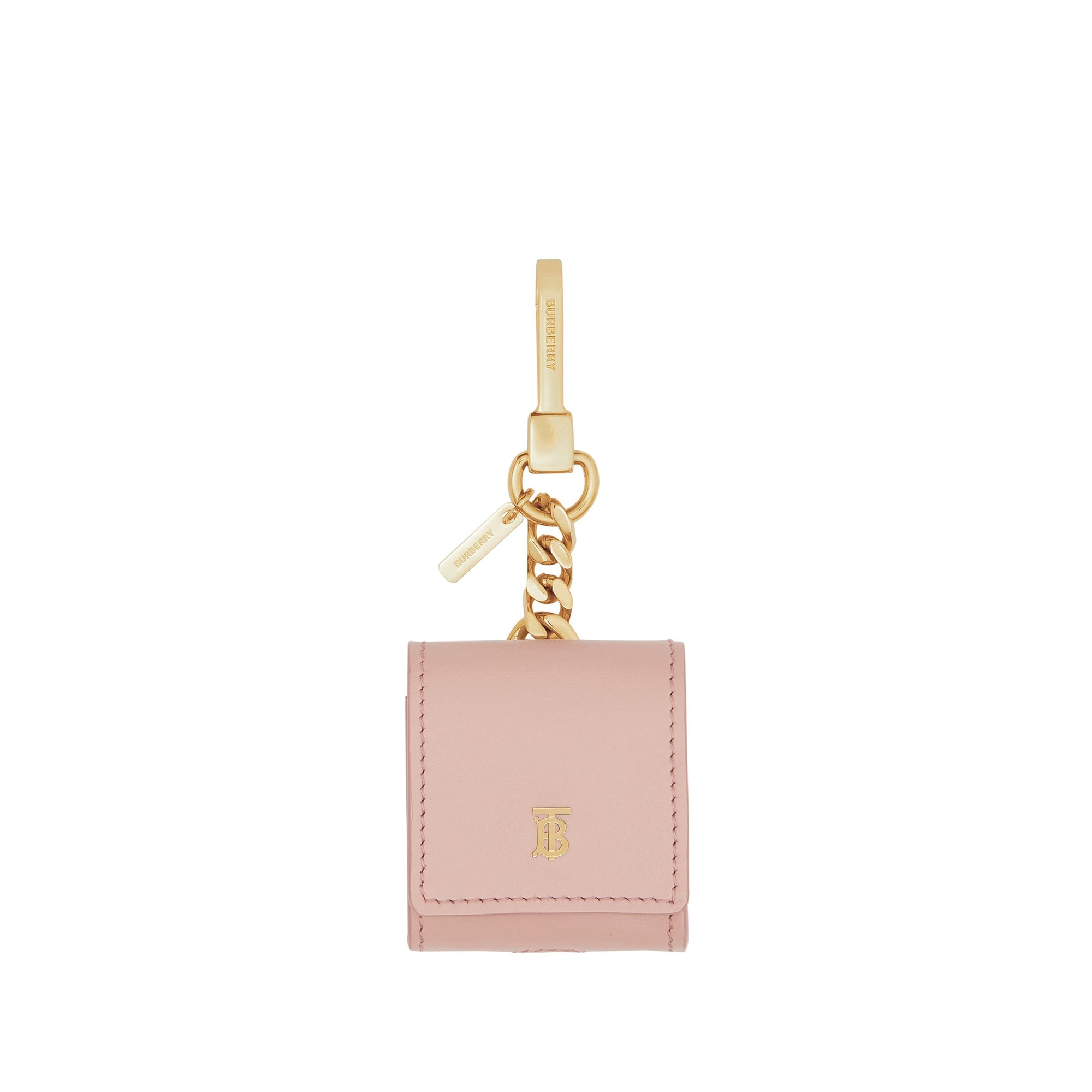 Étui pour airpods en cuir grainé - Rose blush