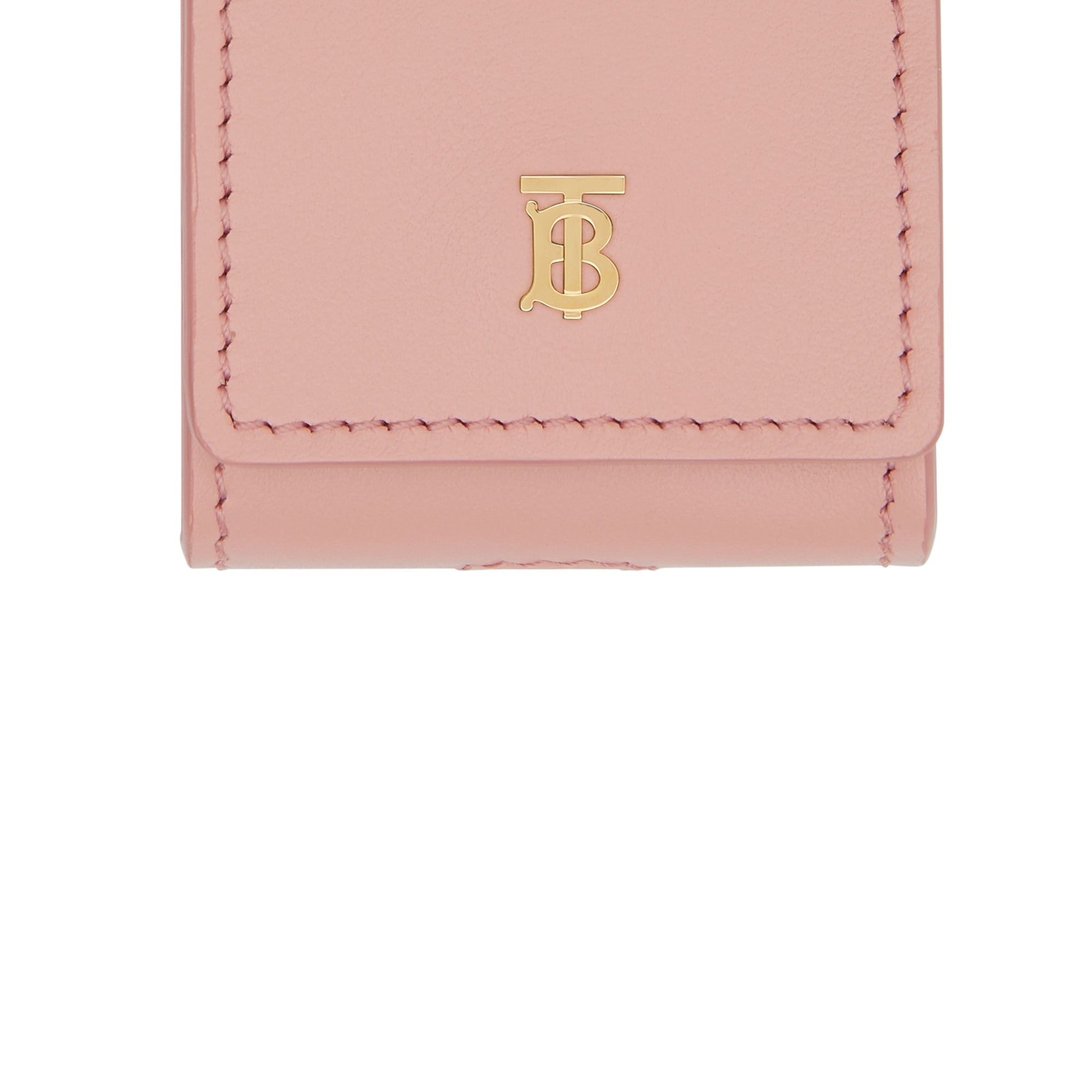 Étui pour airpods en cuir grainé - Rose blush