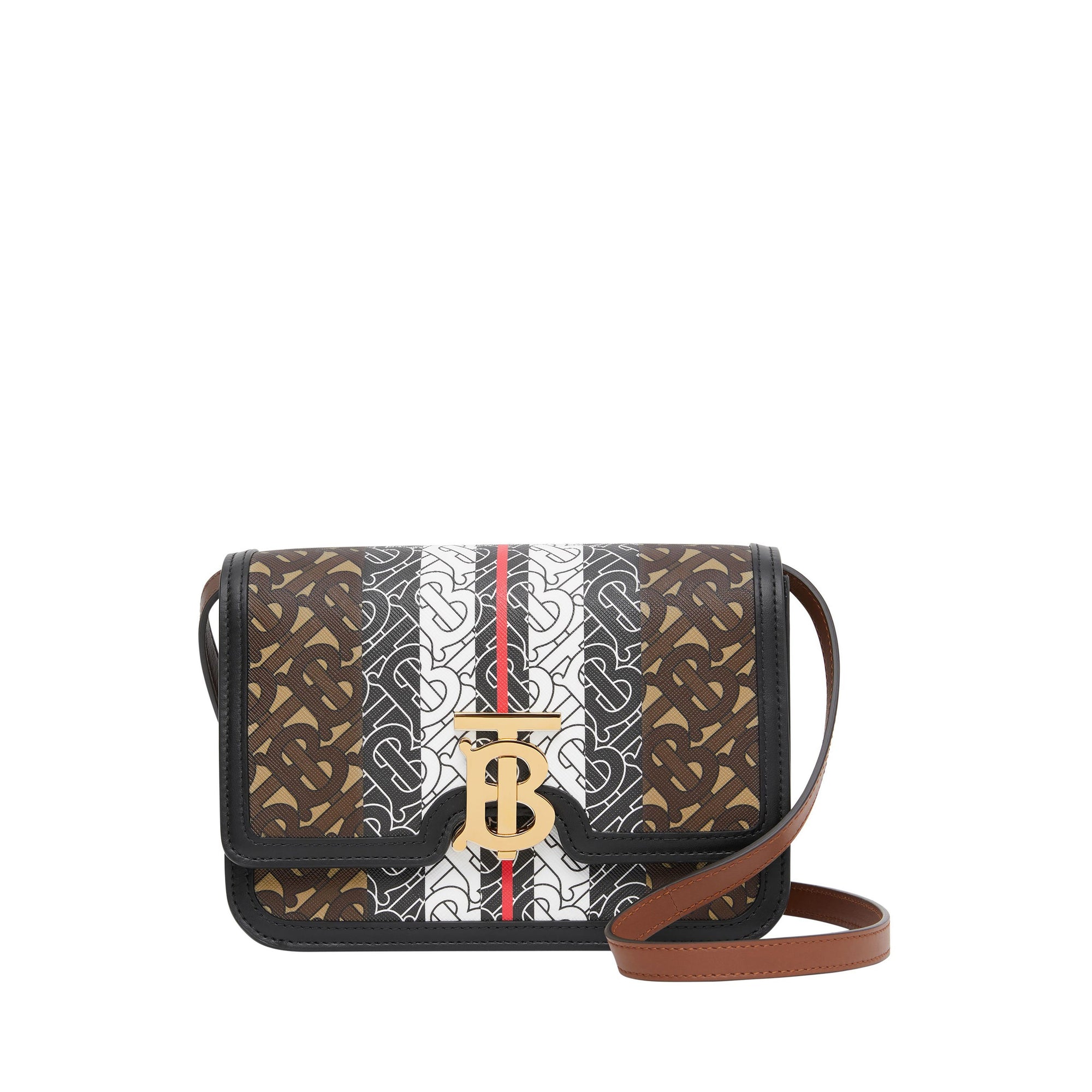 Petit sac TB en toile écologique rayé Monogram - Check