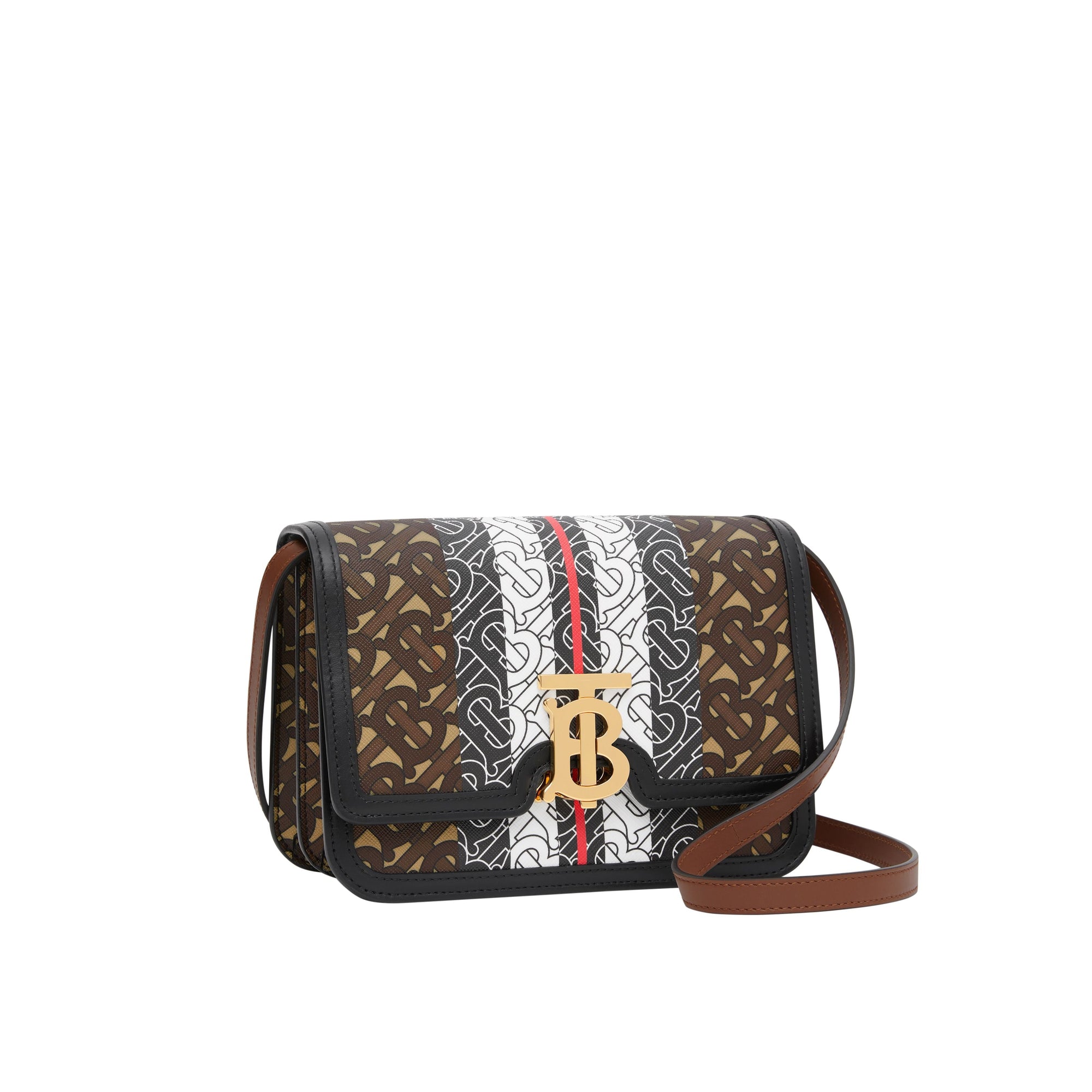 Petit sac TB en toile écologique rayé Monogram - Check