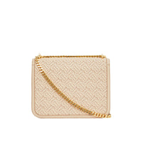 Sac tb moyen en cuir d'agneau monogram matelassé - Sésame
