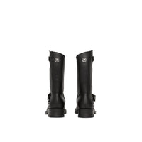BLACK Bottes de motard en cuir TB