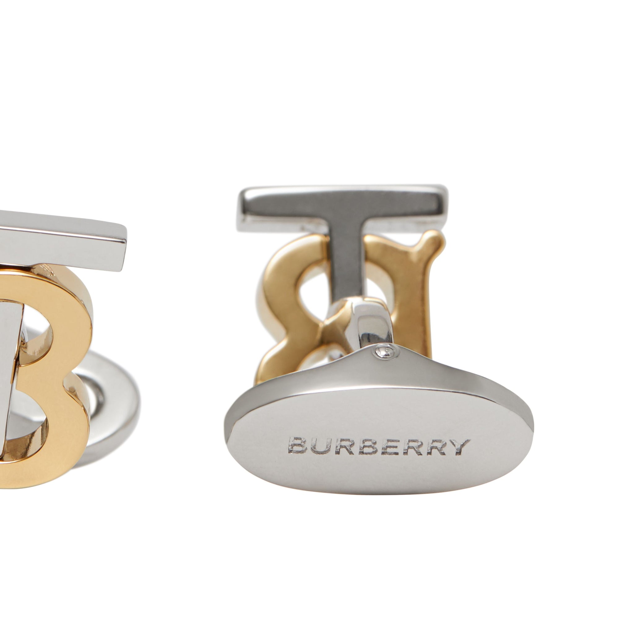 LIGHT GOLD/PALLADIO Boutons de manchette plaqués or et palladium Monogram