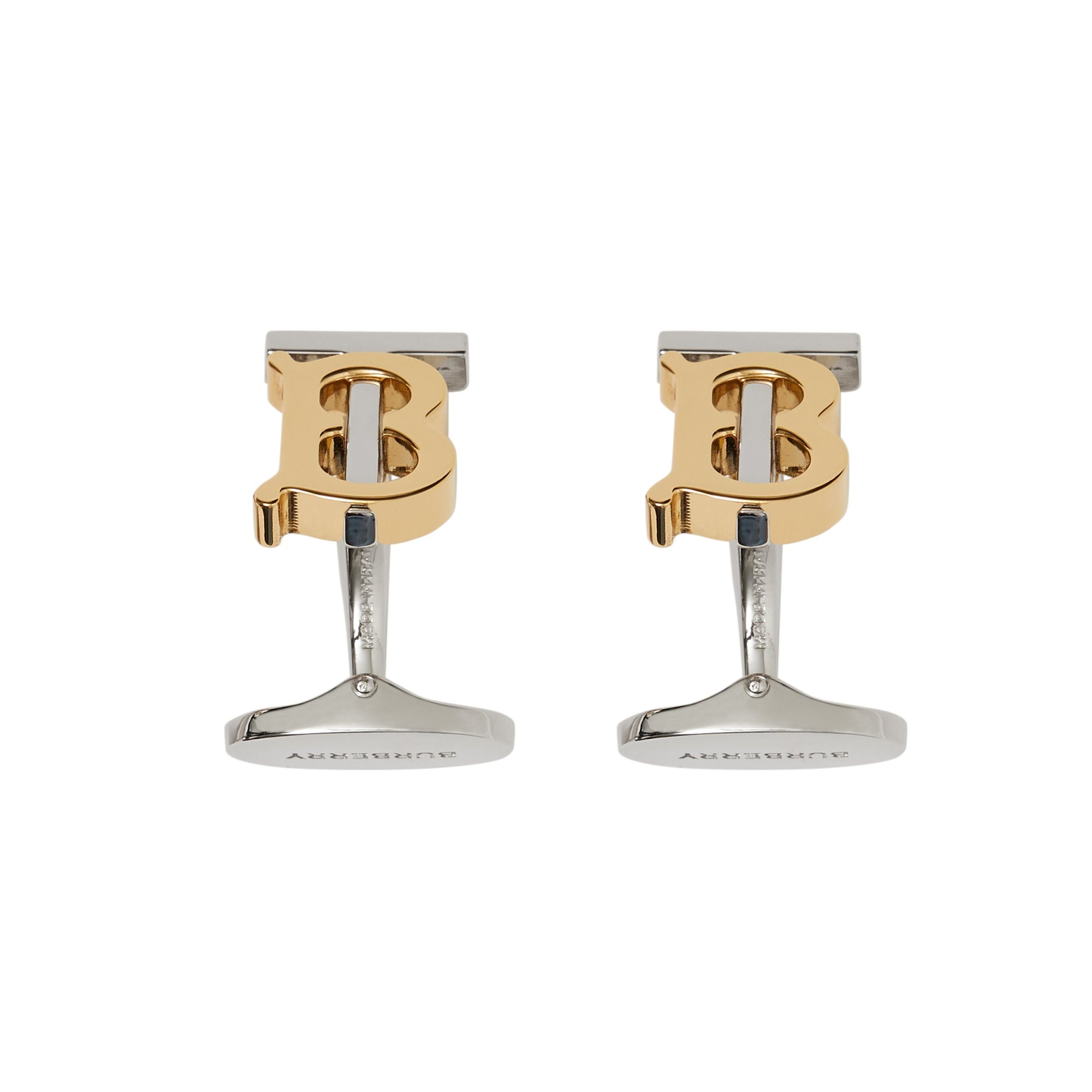 LIGHT GOLD/PALLADIO Boutons de manchette plaqués or et palladium Monogram