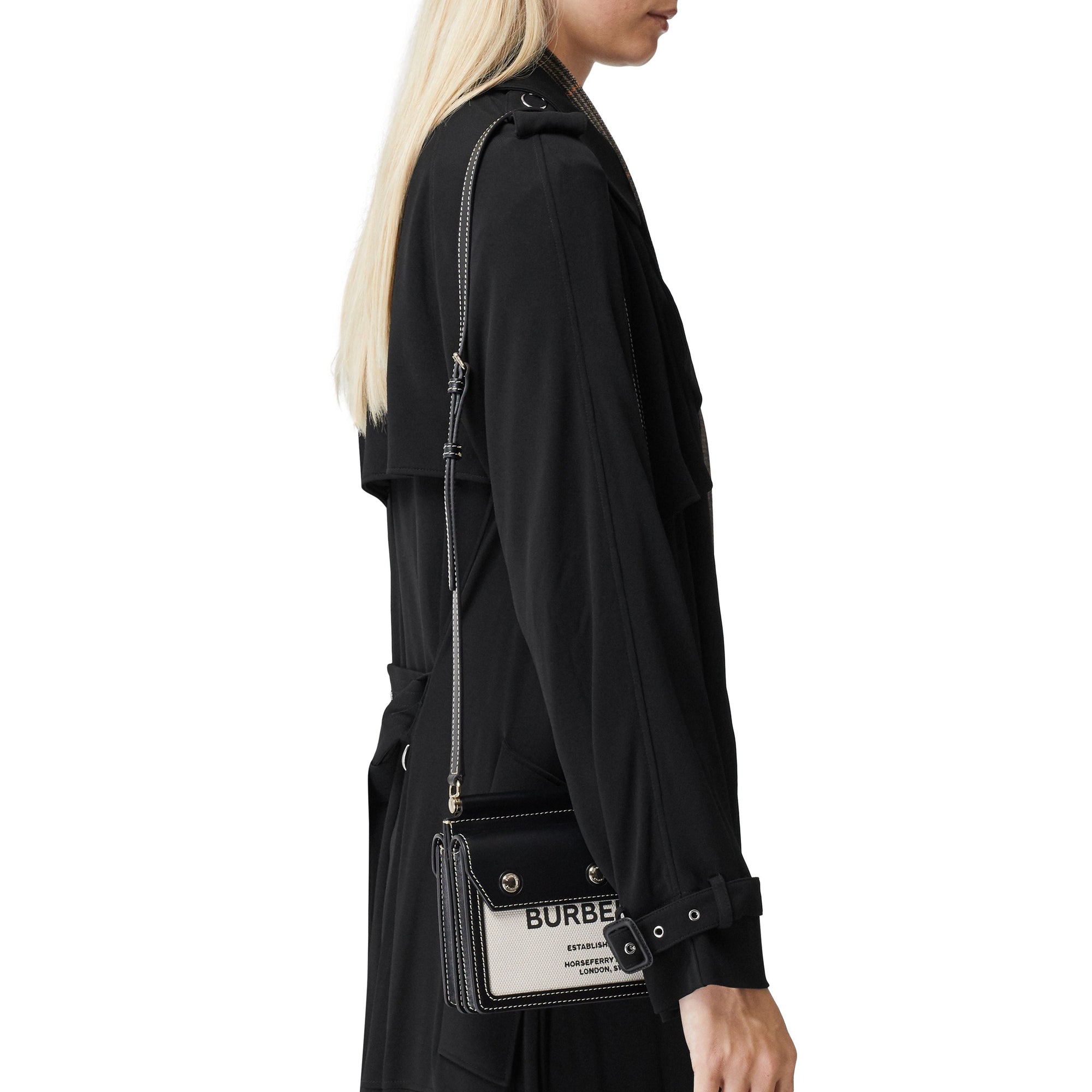 Mini sac Title Horseferry avec poche - Naturel & Noir