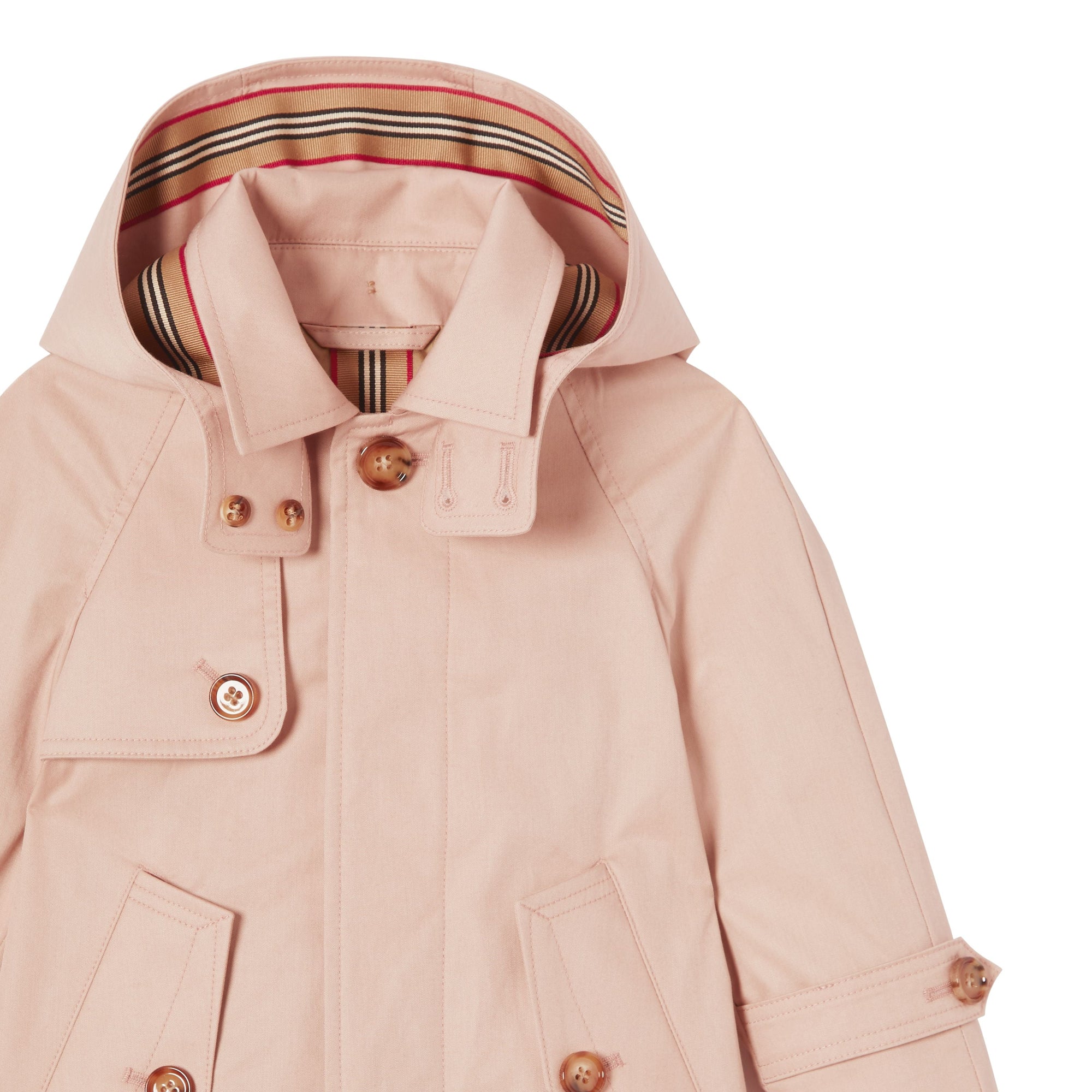 ICE PINK CN Paletot en sergé de coton avec capuche amovible