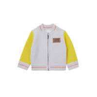 LIGHT GREY CN Veste en laine mélangée à motif daim