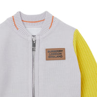 LIGHT GREY CN Veste en laine mélangée à motif daim