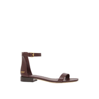 OXBLOOD Sandales en cuir avec logo