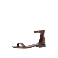 OXBLOOD Sandales en cuir avec logo