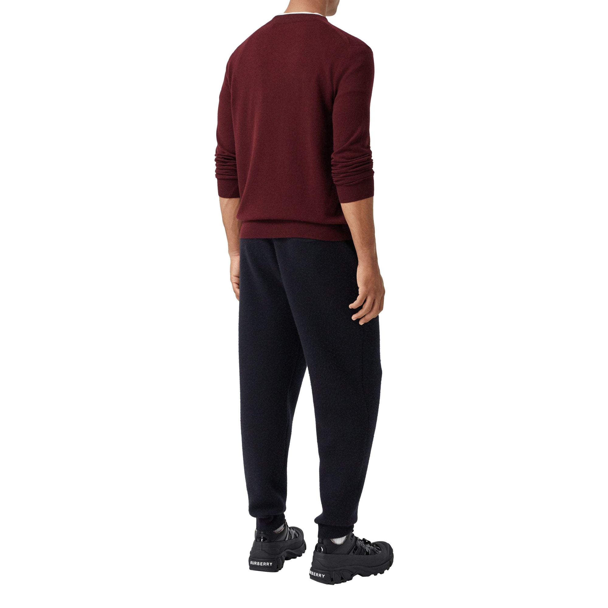 DEEP MERLOT Pull en cachemire Monogram