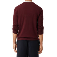 DEEP MERLOT Pull en cachemire Monogram