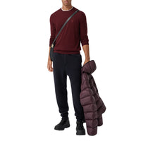 DEEP MERLOT Pull en cachemire Monogram