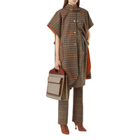 Sac Pocket moyen en cuir de cerf embossé et cuir - Hâle
